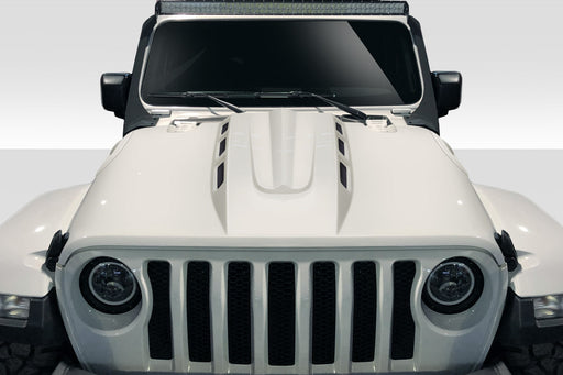 2018-2025 Jeep Wrangler JL Gladiator JT Duraflex Energy Hood - 1 Piece
