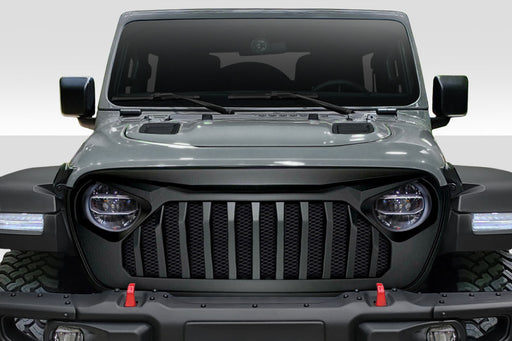2018-2025 Jeep Wrangler JL Gladiator JT Duraflex Predator Grille - 1 Piece