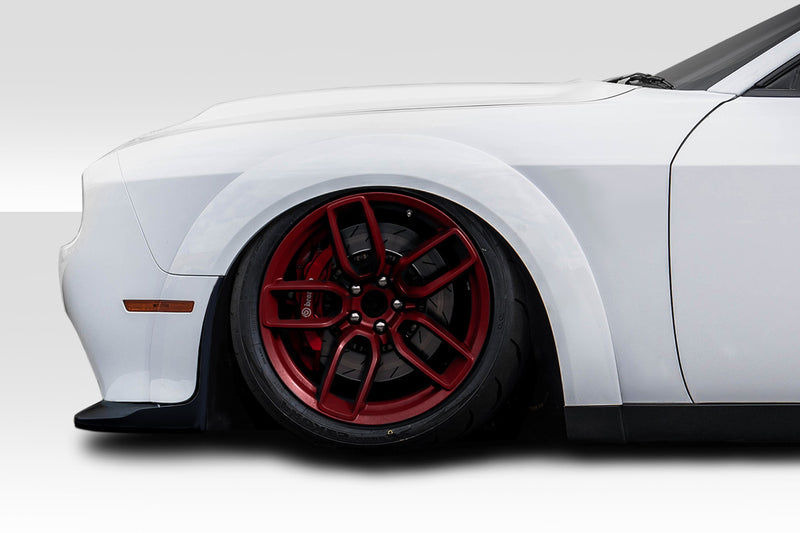 2015-2023 Dodge Challenger Duraflex Demon Look Wide Body Fender Flares - 14 Pieces