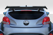 2012-2017 Hyundai Veloster Duraflex Nobo Rear Wing Spoiler - 3 Piece ( non turbo )