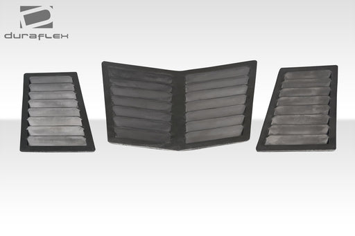 2005-2013 Chevrolet Corvette C6 Duraflex GT1 Hood Vents - 3 Piece