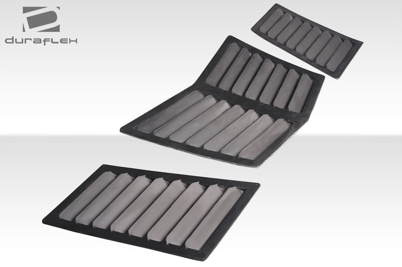2005-2013 Chevrolet Corvette C6 Duraflex GT1 Hood Vents - 3 Piece