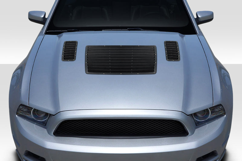 2013-2014 Ford Mustang Duraflex GT1 Hood Vents - 3 Piece