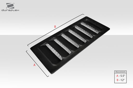 Universal Duraflex GT1 Hood Vents - 2 Piece