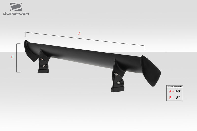 Universal BMW Duraflex GTS Look Rear Wing Spoiler - 3 Piece