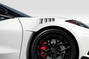 2020-2025 Chevrolet Corvette C8 Duraflex Gran Veloce Front Fender Vents - 2 Piece
