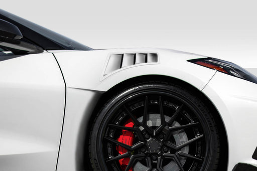 2020-2025 Chevrolet Corvette C8 Duraflex Gran Veloce Front Fender Vents - 2 Piece