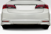2015-2017 Acura TLX Duraflex A Spec Look Rear Lip Add Ons - 2 Piece