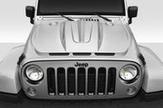 2018-2025 Jeep Wrangler JL Gladiator JT Duraflex Beast Hood - 1 Piece