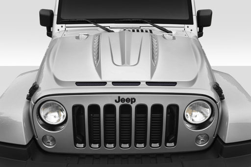2018-2025 Jeep Wrangler JL Gladiator JT Duraflex Beast Hood - 1 Piece
