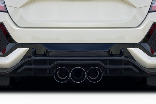 2017-2021 Honda Civic TypeR Duraflex BZ Rear Bumper Add On - 1 Piece