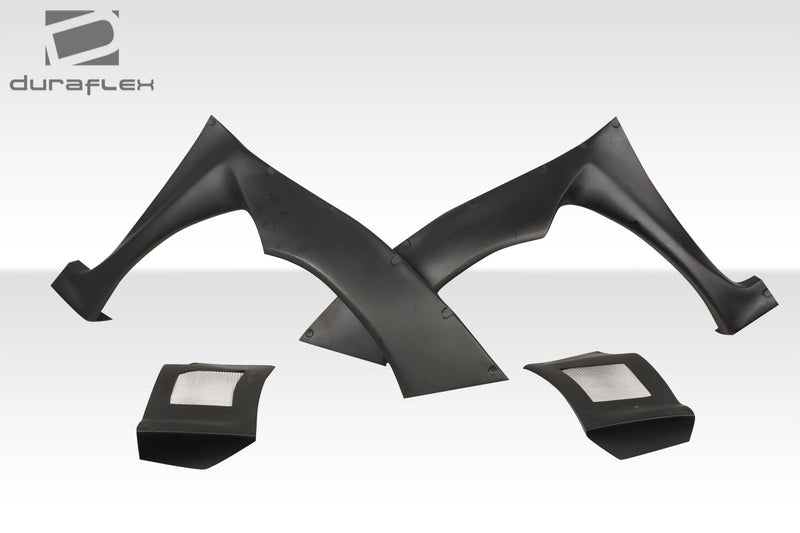 2011-2014 Subaru WRX STI 4DR Duraflex MTR Wide Body Front Fender Flares - 4 Piece (Note: can fit wheels 4" wider than stock)