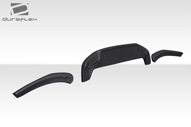 2017-2020 Fiat 124 Spider Abarth Duraflex Speed Rear Lip Spoiler Splitters - 3 Pieces