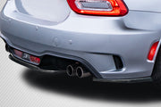 2017-2020 Fiat 124 Spider Carbon Creations Speed Rear Lip Spoiler Splitters - 3 Pieces