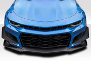 2016-2018 Chevrolet Camaro Duraflex ZL1 1LE Look Front Bumper - 1 Piece