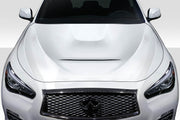 2014-2023 Infiniti Q50 Duraflex GTS Look Hood - 1 Piece