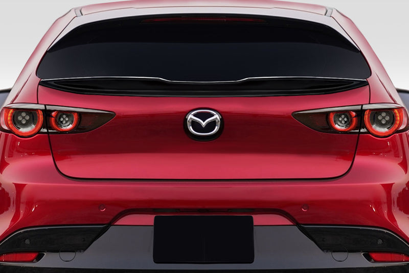 2019-2025 Mazda 3 Corke Duraflex Corke Rear Mid Wing Spoiler - 1 Piece