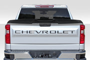 2019-2025 Chevrolet Silverado Duraflex Tornado Rear Tailgate Wing Spoiler - 3 Pieces