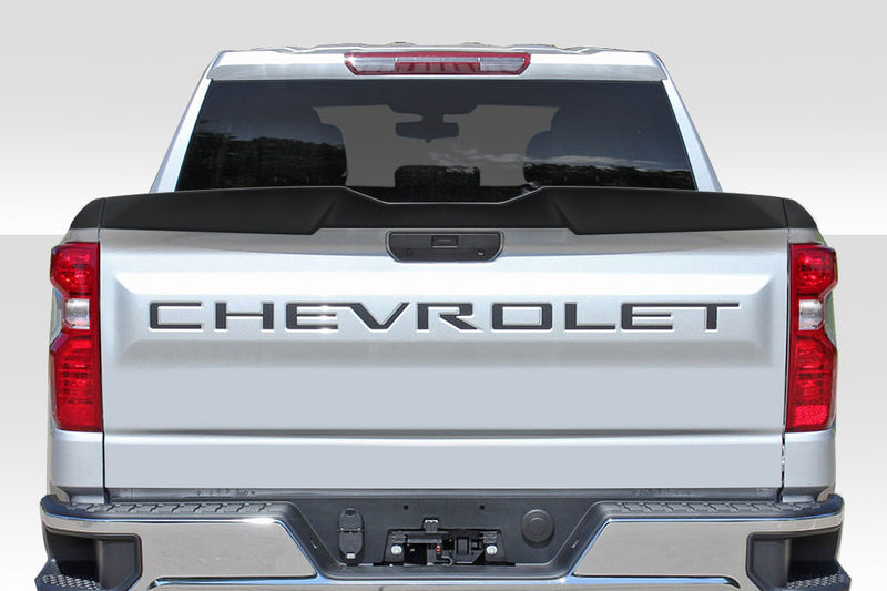 2019-2025 Chevrolet Silverado Duraflex Tornado Rear Tailgate Wing Spoiler - 3 Pieces