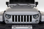 2007-2018 Jeep Wrangler JK Duraflex Hawkley Light Brow - 1 Piece