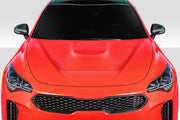 2018-2023 Kia Stinger Duraflex GTS Look Hood - 1 Piece