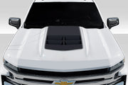 2019-2025 Chevrolet Silverado 1500 Duraflex ZL1 Look Hood - 1 Piece