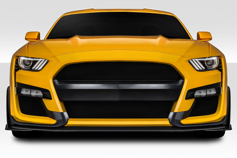 2015-2017 Ford Mustang Duraflex GT500 Look Front Bumper Cover - 3 Piece