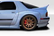 1985-1992 Mazda RX7 Duraflex Phoenix Fire Rear Fender Flares - 4 Piece (+75mm Added Clearance)
