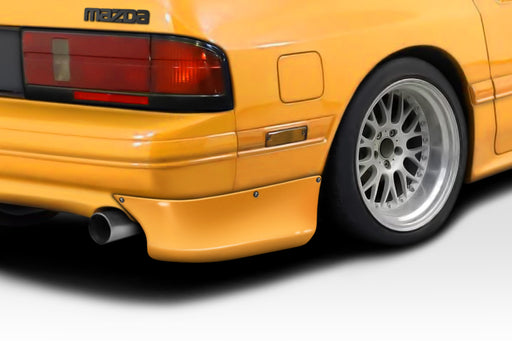 1985-1992 Mazda RX7 Duraflex Phoenix Fire Rear Lip Add On Spoilers - 2 Pieces