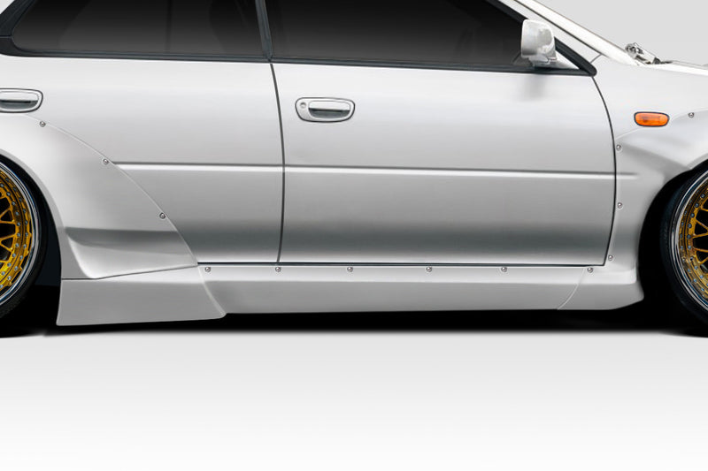 1993-2001 Subaru Impreza Duraflex RBS Side Skirt Rocker Panels - 2 Pieces (must be used with part number (117337-117339 )