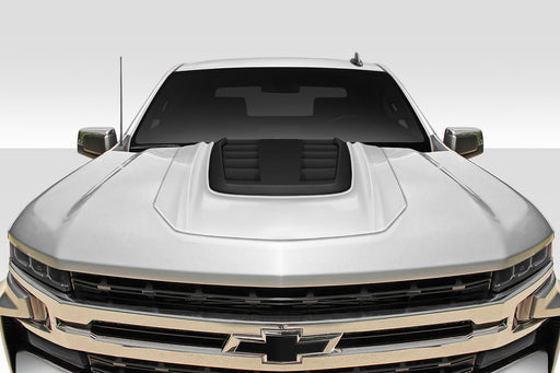 2019-2025 Chevy Silverado 1500 Duraflex Overland Hood Scoop - 1 Piece