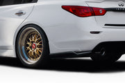 2014-2017 Infiniti Q50 Duraflex D-Style Rear Side Aprons - 2 Piece