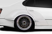 1998-2005 Lexus GS Series GS300 GS400 GS430 Duraflex KTV Wide Body Rear Fender Flares - 6 Piece