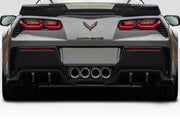 2014-2019 Chevrolet Corvette C7 Duraflex Exe Rear Diffuser - 2 Pieces