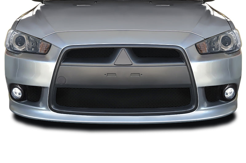 2008-2017 Mitsubishi Lancer Duraflex Ralliart Look Front Bumper - 1 Piece