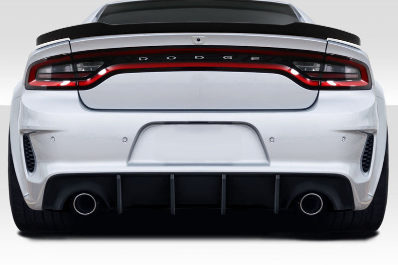 2015-2023 Dodge Charger Duraflex Hellcat Widebody Look Rear Bumper - 1 Piece