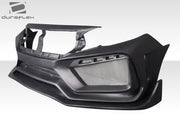 2016-2021 Honda Civic 4DR Duraflex RBT Widebody Look Front Bumper - 1 Piece