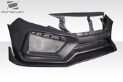 2016-2021 Honda Civic 4DR Duraflex RBT Widebody Look Front Bumper - 1 Piece