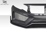 2016-2021 Honda Civic 4DR Duraflex RBT Widebody Look Front Bumper - 1 Piece