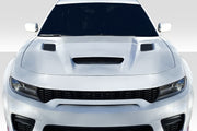 2015-2023 Dodge Charger Duraflex Hellcat Redeye Look Hood - 2 Pieces