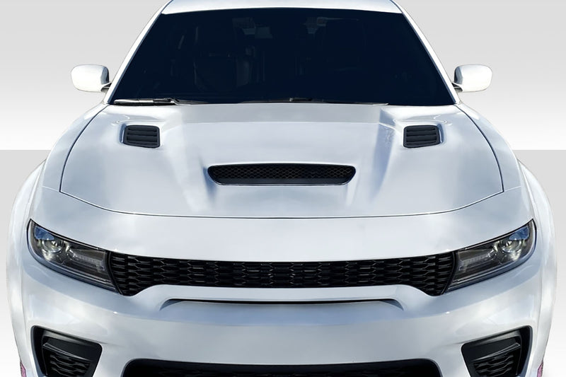 2015-2023 Dodge Charger Duraflex Hellcat Redeye Look Hood - 2 Pieces