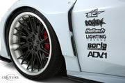 2020-2023 Chevrolet Corvette C8 Duraflex Gran Veloce Wide Body Front Fender Flares - 4 Piece ( for use with 116591 )