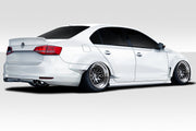 2011-2018 Volkswagen Jetta Duraflex KTV Wide Body Kit - 13 Pieces  - Includes KTV Front Fender Flares (117447) KTV Side Skirts (117448) KTV Rear Fender Flares ( 117449) KTV Rear Wing Spoiler (117450) 