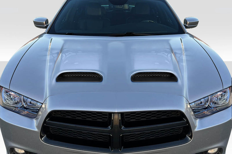 2011-2014 Dodge Charger Duraflex Redeye Look Hood - 1 Piece