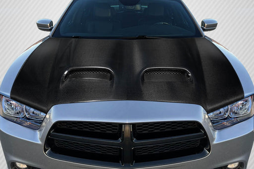2011-2014 Dodge Charger Carbon Creations Redeye Look Hood - 1 Piece
