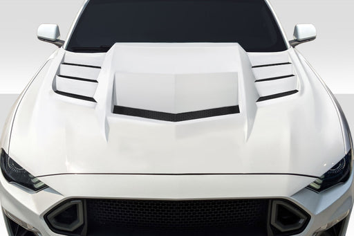 2018-2023 Ford Mustang Duraflex Interceptor Hood - 1 Piece