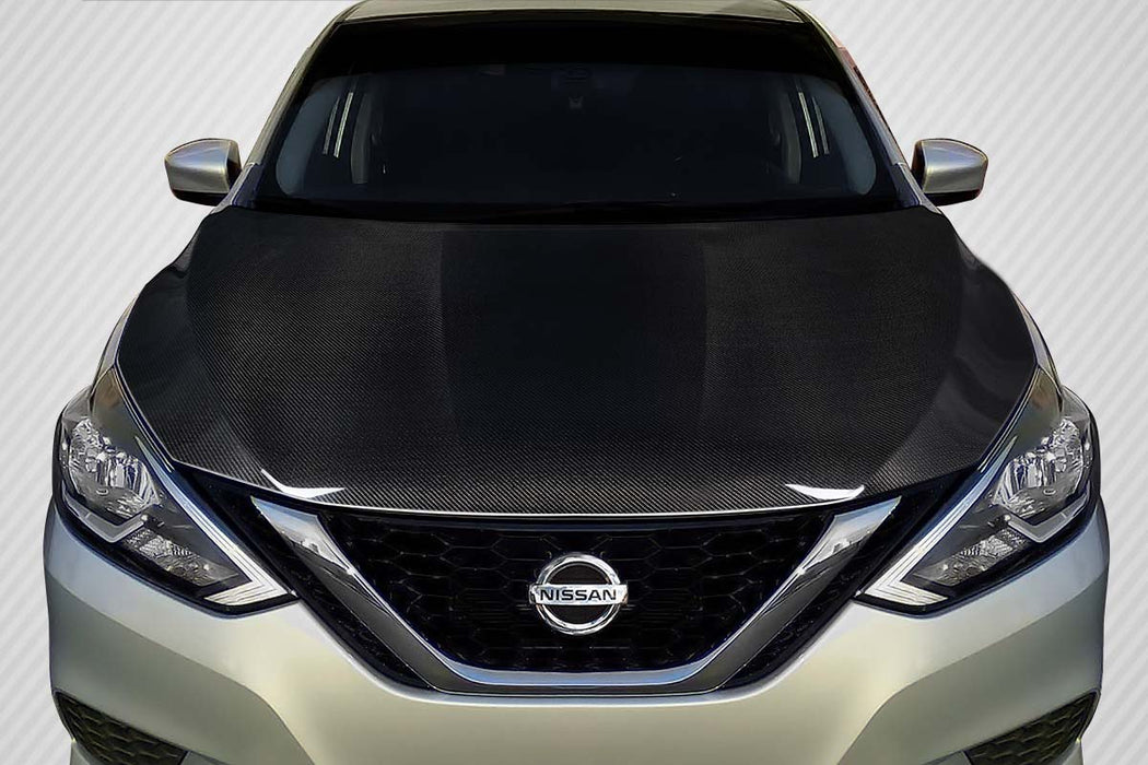 2017-2019 Nissan Sentra Carbon Creations OEM Look Hood - 1 Piece
