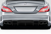 2012-2018 Mercedes W218 CLS63 Duraflex Heaves Rear Diffuser - 1 Piece