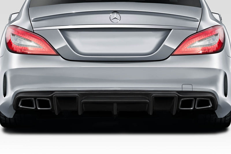 2012-2018 Mercedes W218 CLS63 Duraflex Heaves Rear Diffuser - 1 Piece