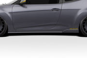 2012-2017 Hyundai Veloster Duraflex Bailer Side Skirt Rocker Panel Splitters - 2 Pieces